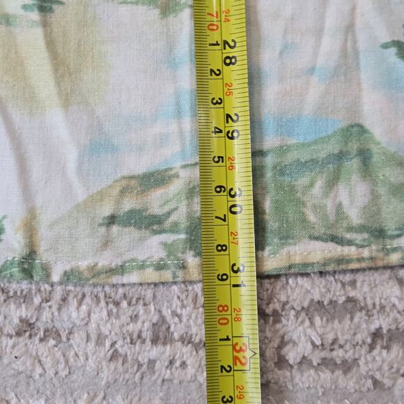 William Murray Bill Linen Hawaiian Button Down Shirt Golf Palm Trees Green XL - Picture 10 of 10